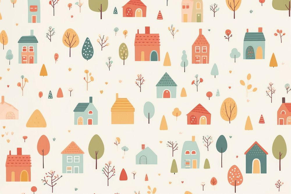 Home pattern backgrounds wallpaper. AI generated Image by rawpixel.