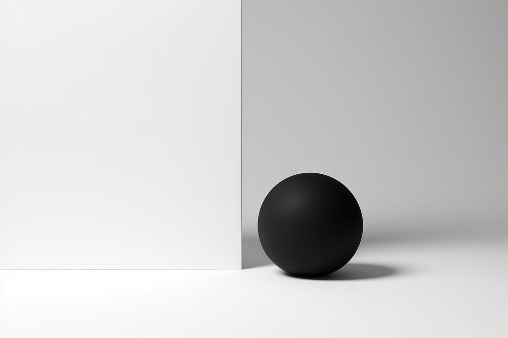 Minimal aesthetic shape sphere white simplicity. AI generated Image by rawpixel.