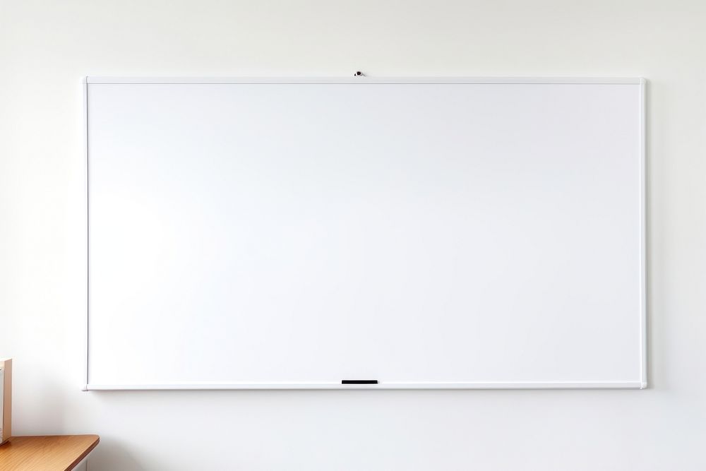 Whiteboard white technology furniture. AI generated Image by rawpixel.