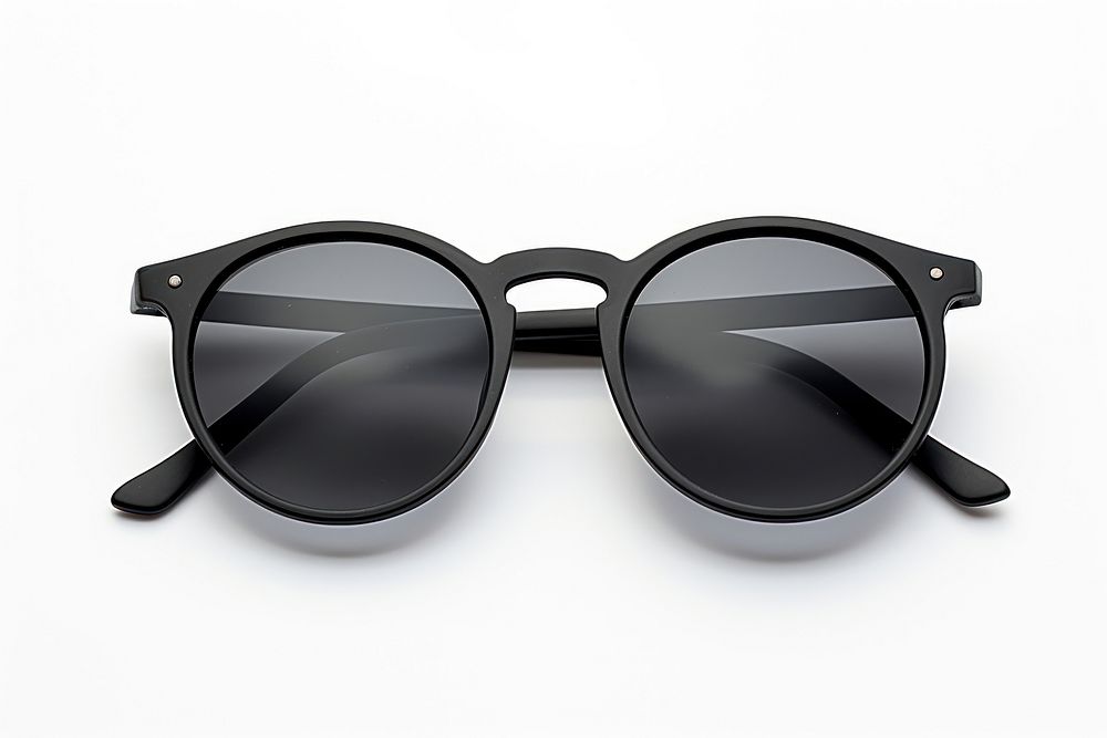 Sunglasses fashion black white background. AI generated Image by rawpixel.