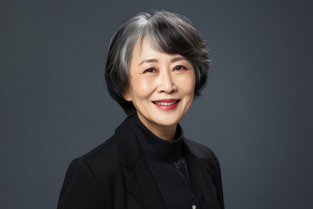 Japanese manager woman portrait smiling adult. AI generated Image by rawpixel.