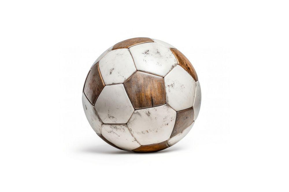 Old Soccer Ball soccer ball football. AI generated Image by rawpixel.