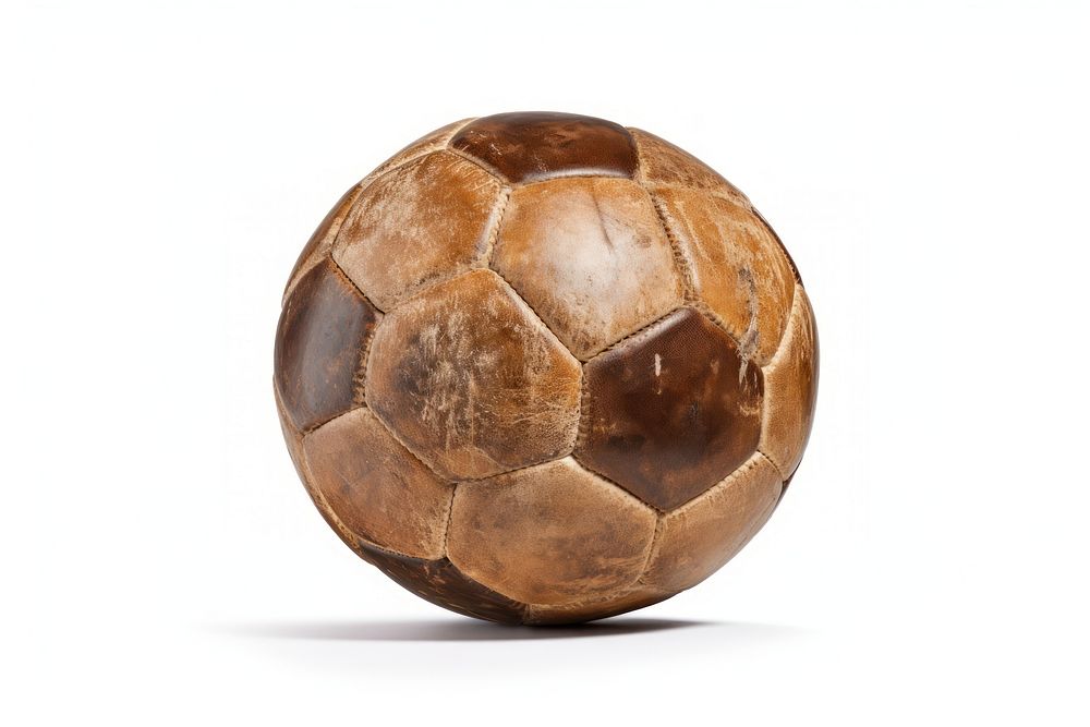Old Soccer Ball ball football sphere. AI generated Image by rawpixel.