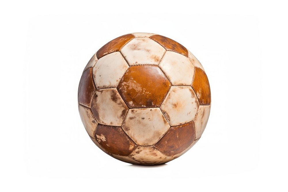 Old Soccer Ball ball football sports. AI generated Image by rawpixel.