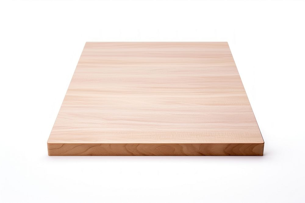 Table top plywood white background simplicity. AI generated Image by rawpixel.