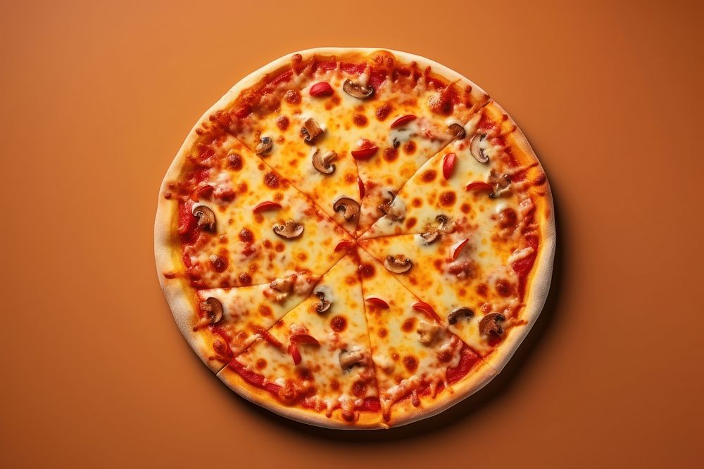Pizza pizza food zwiebelkuchen. AI generated Image by rawpixel.