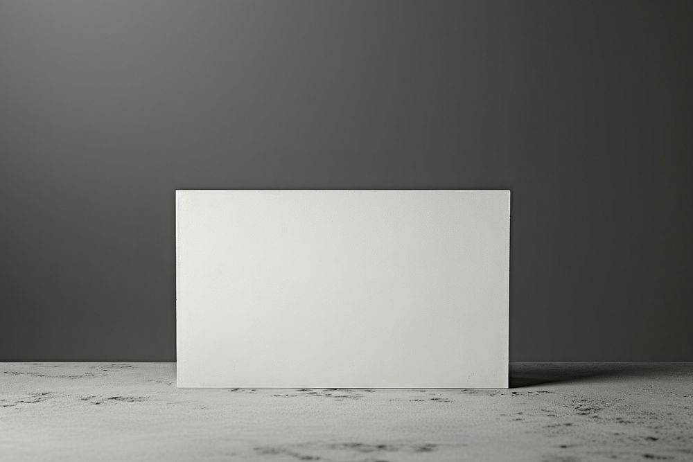 A blank white business card architecture paper gray. AI generated Image by rawpixel.