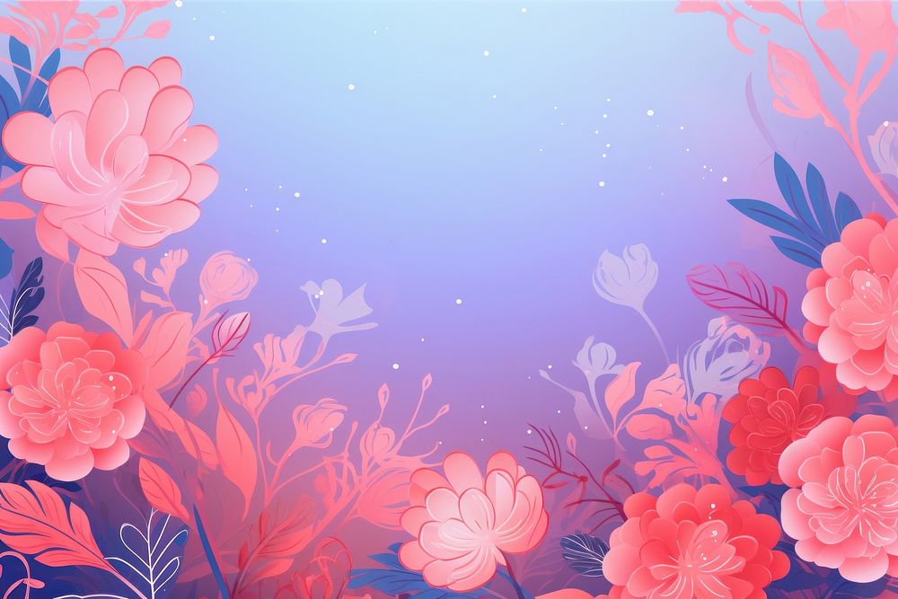 Floral pattern backgrounds outdoors. AI generated Image by rawpixel.