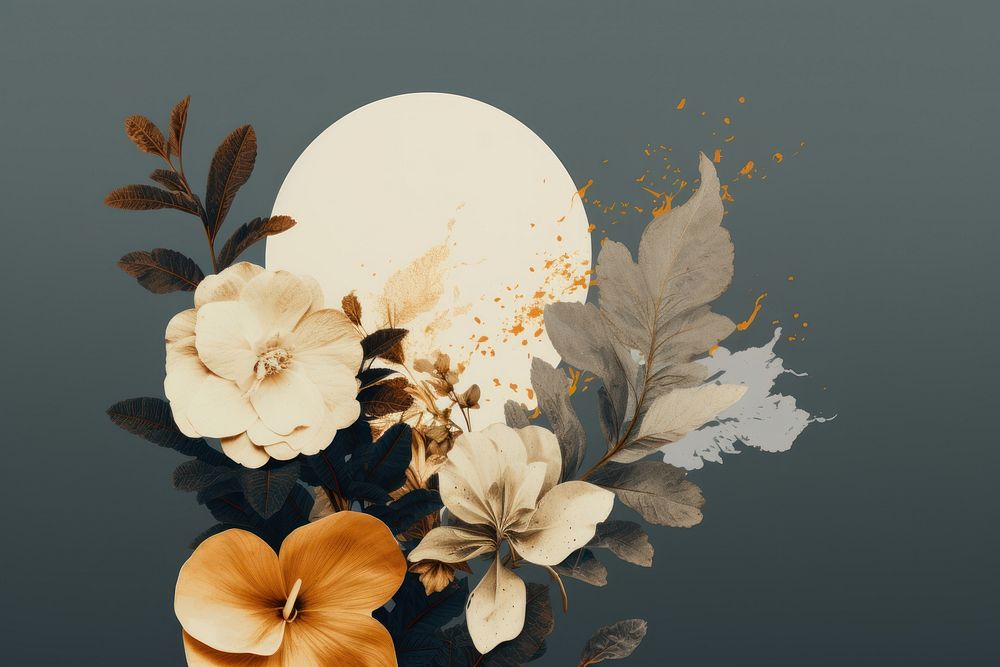 Floral flower plant creativity. AI generated Image by rawpixel.