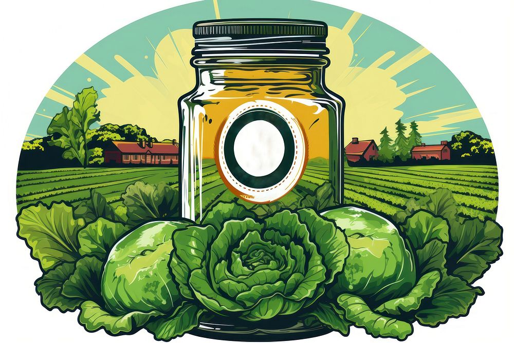 Agriculture jar vegetable organic. AI generated Image by rawpixel.