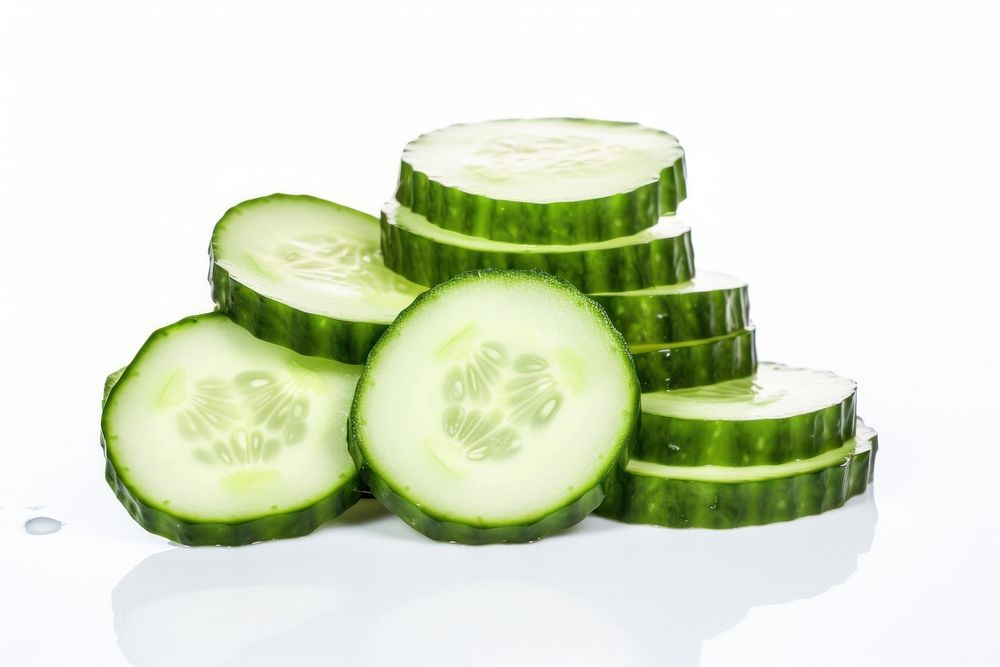 Cucumber vegetable sliced plant. AI generated Image by rawpixel.