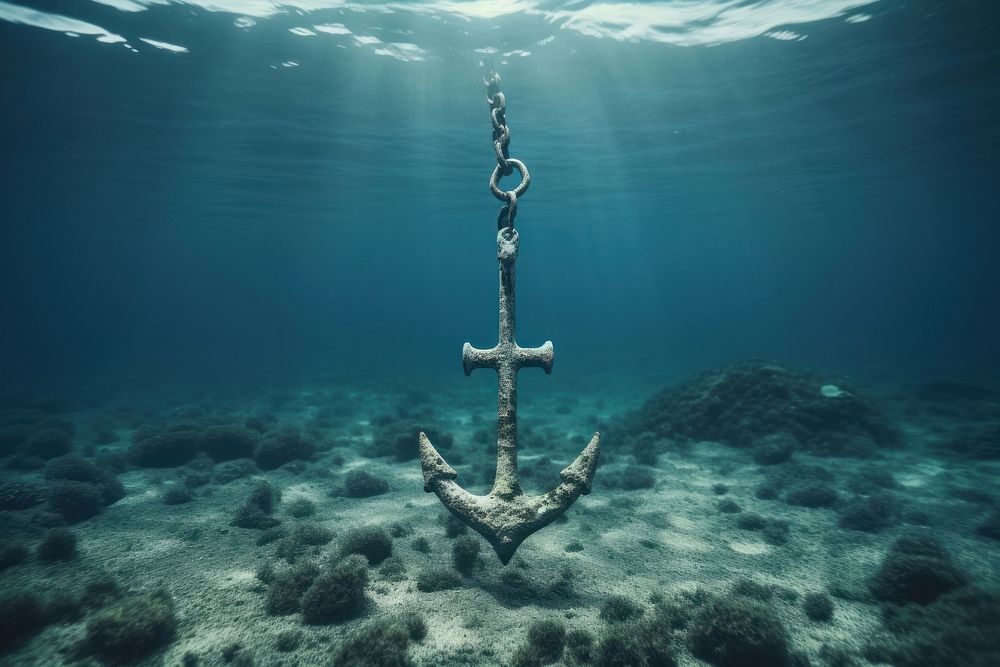 An anchor underwater outdoors nature. | Free Photo - rawpixel