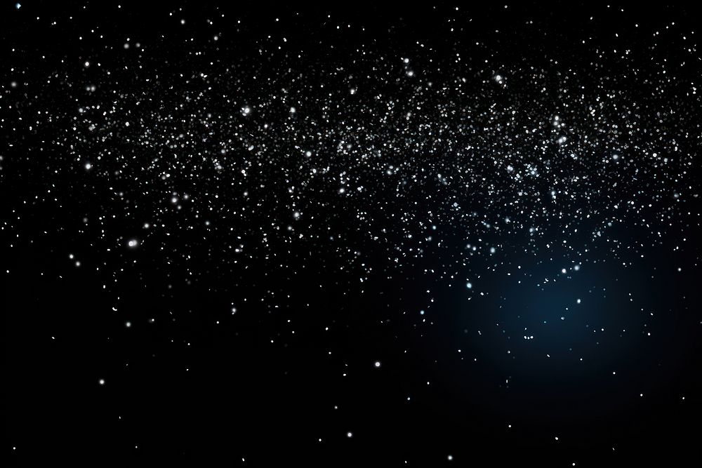 Snow blue glitter backgrounds astronomy nature. AI generated Image by rawpixel.