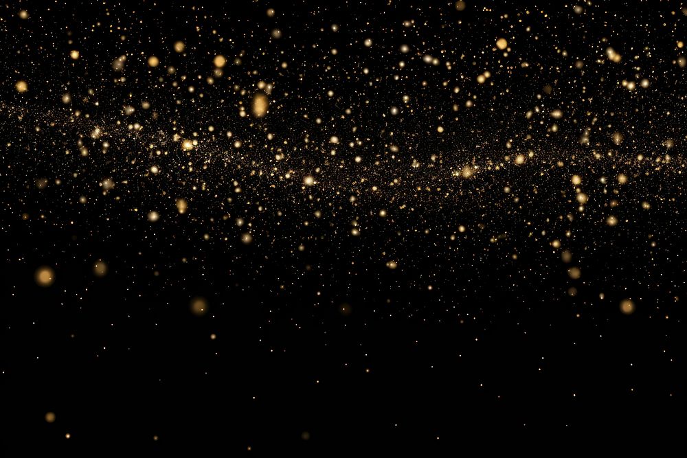 Snow gold glitter backgrounds astronomy outdoors. AI generated Image by rawpixel.