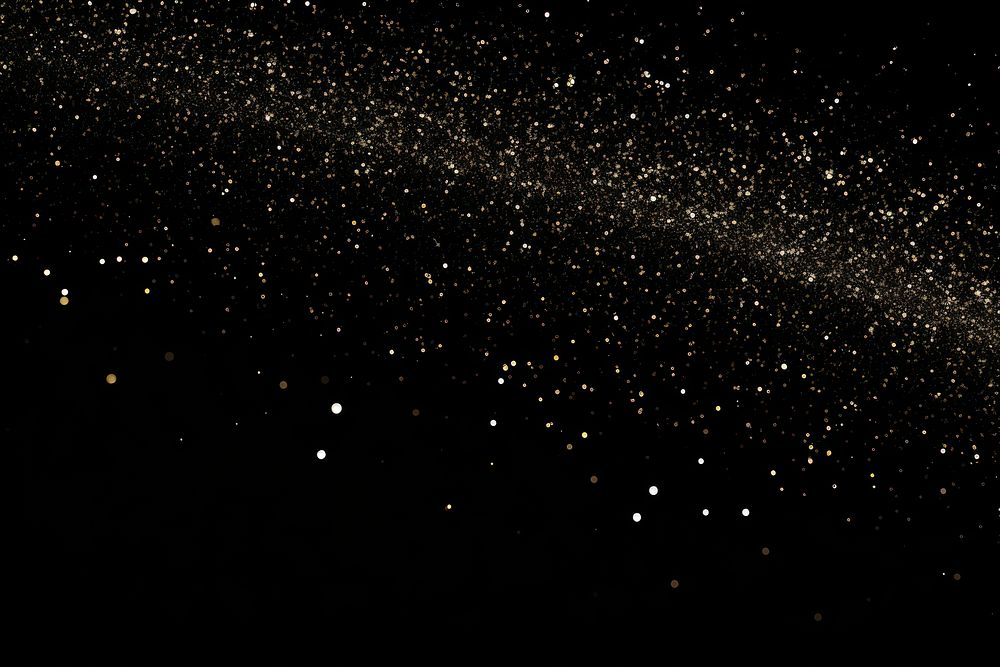 Snow gold glitter backgrounds astronomy outdoors. AI generated Image by rawpixel.