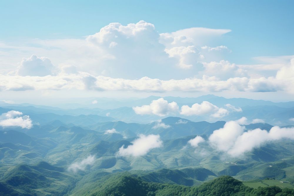 Scenery landscape cloud sky. AI generated Image by rawpixel.