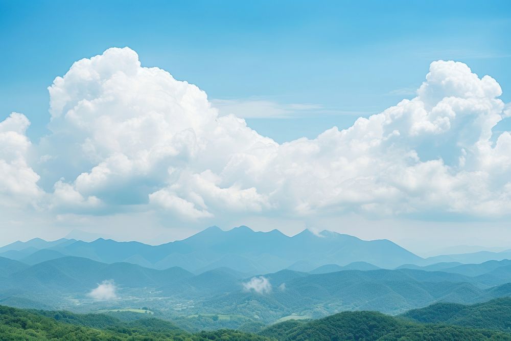 Scenery cloud sky landscape. AI generated Image by rawpixel.