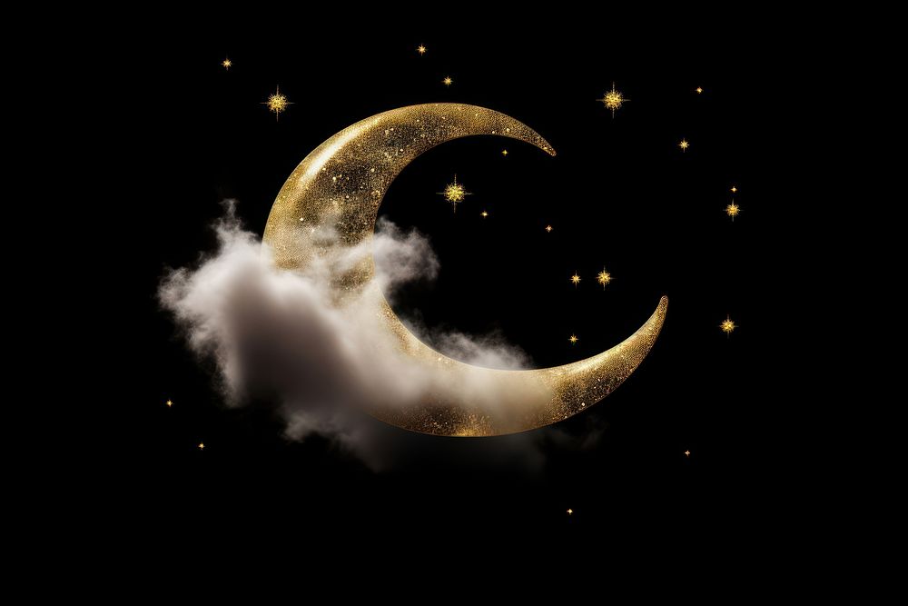 Small cloud fog png astronomy moon astrology. AI generated Image by rawpixel.