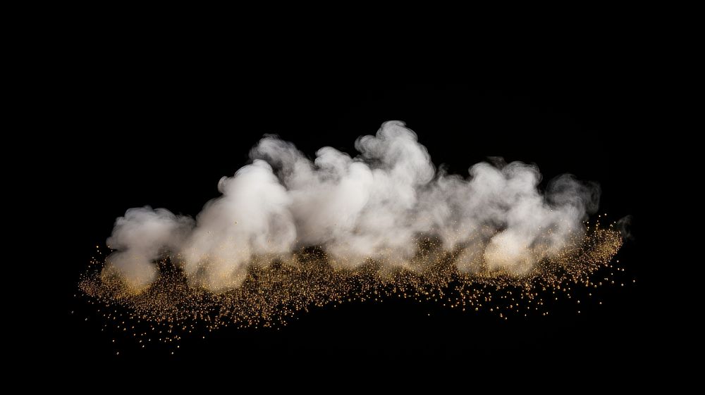Cloud fireworks smoke black background. AI generated Image by rawpixel.