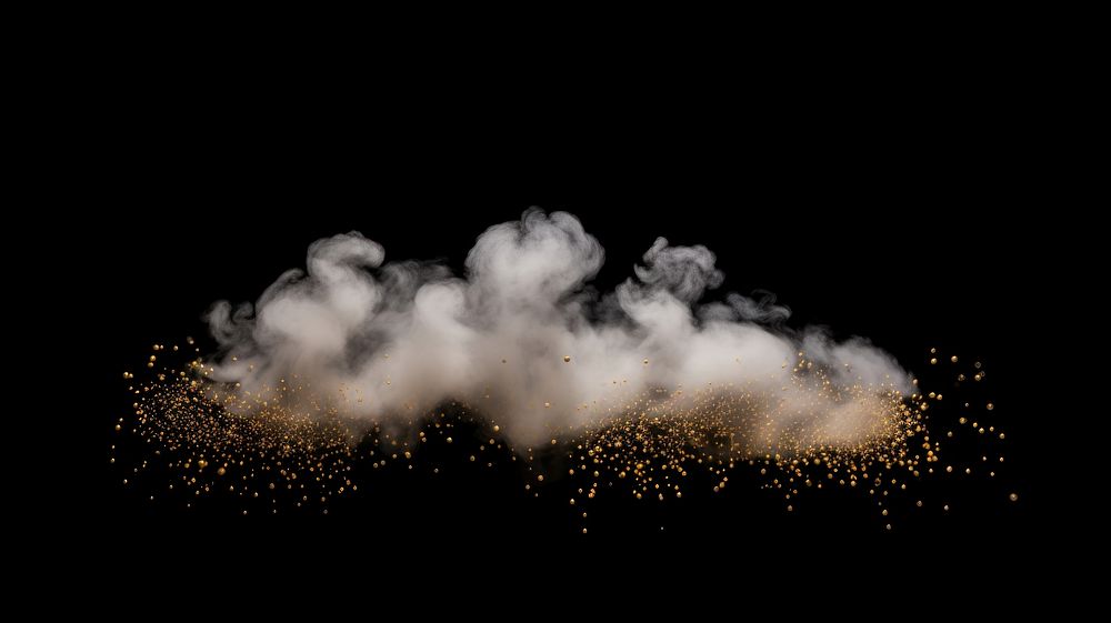 Cloud fireworks smoke black background. AI generated Image by rawpixel.