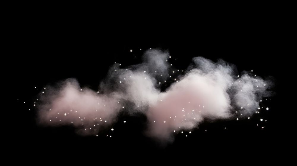 Small pastel pink cloud fog backgrounds fireworks astronomy. AI generated Image by rawpixel.
