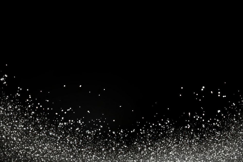 Snow glitter backgrounds black black background. AI generated Image by rawpixel.