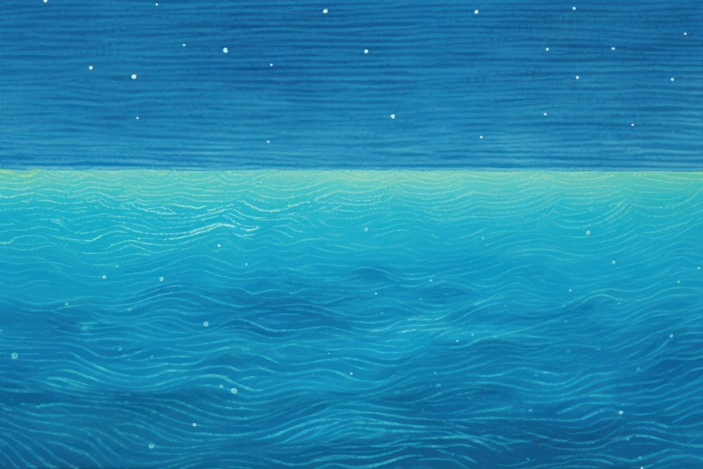 A blue ocean outdoors texture nature. AI generated Image by rawpixel.