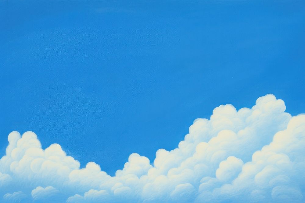 A blue sky outdoors nature cloud. AI generated Image by rawpixel.