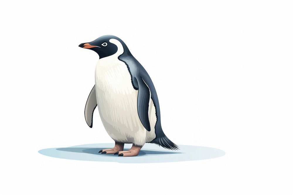 Antarctica penguin animal bird. AI generated Image by rawpixel.