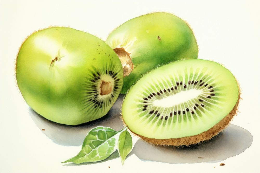 Kiwi Fruit fruit plant food. AI generated Image by rawpixel.