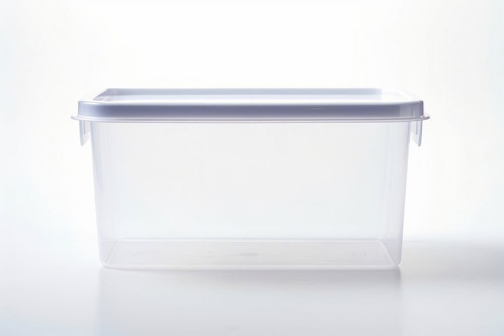 Storage plastic box white background. AI generated Image by rawpixel.