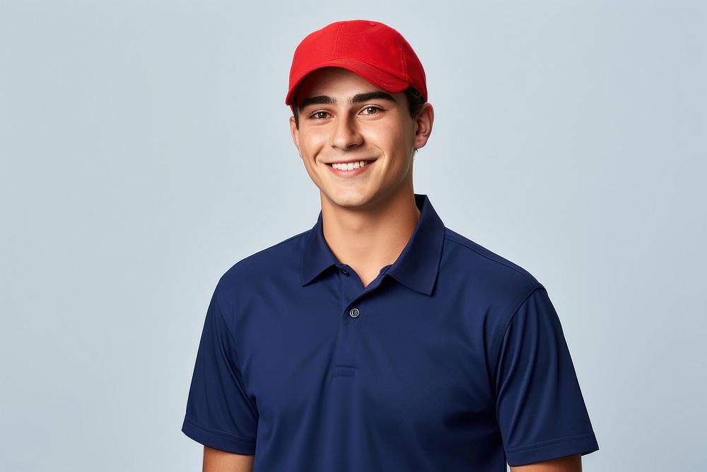 Food delivery portrait adult smile. AI generated Image by rawpixel.