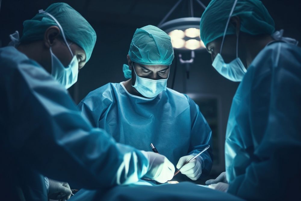 Surgeons doctor operating room concentration. AI generated Image by rawpixel.