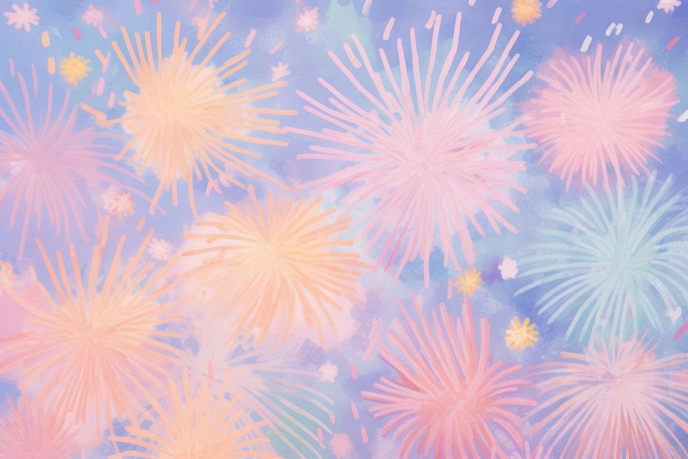 New year celebration backgrounds fireworks pattern. AI generated Image by rawpixel.