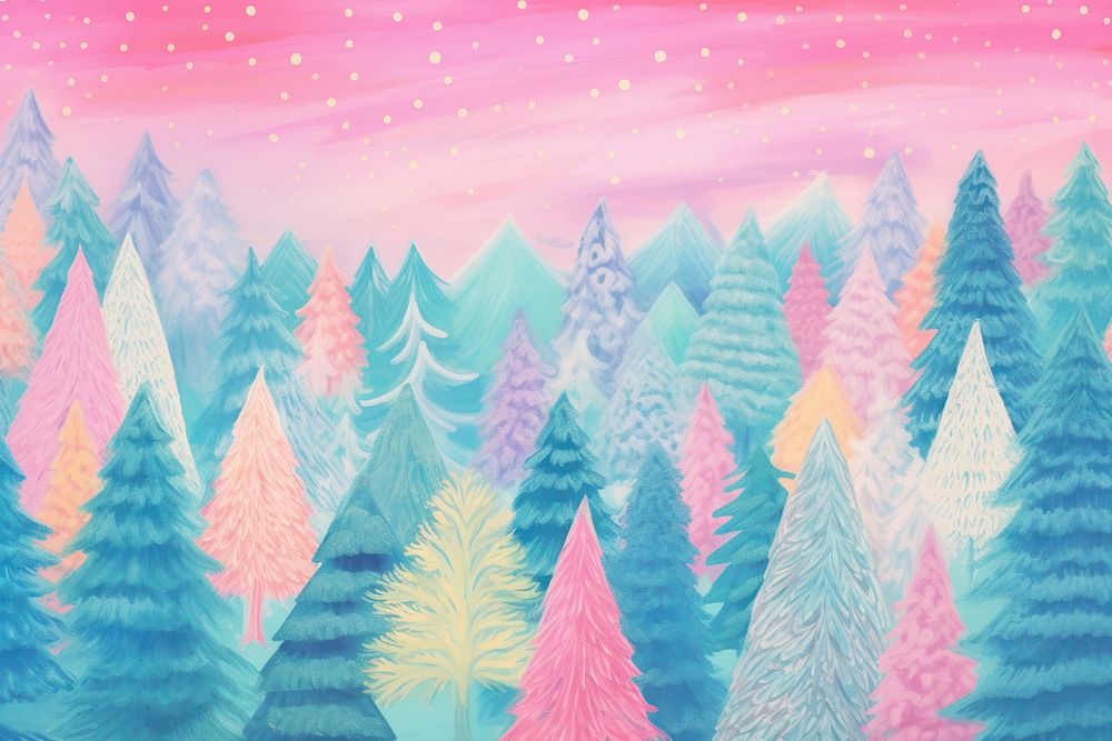 Winter forest backgrounds christmas outdoors. AI generated Image by rawpixel.