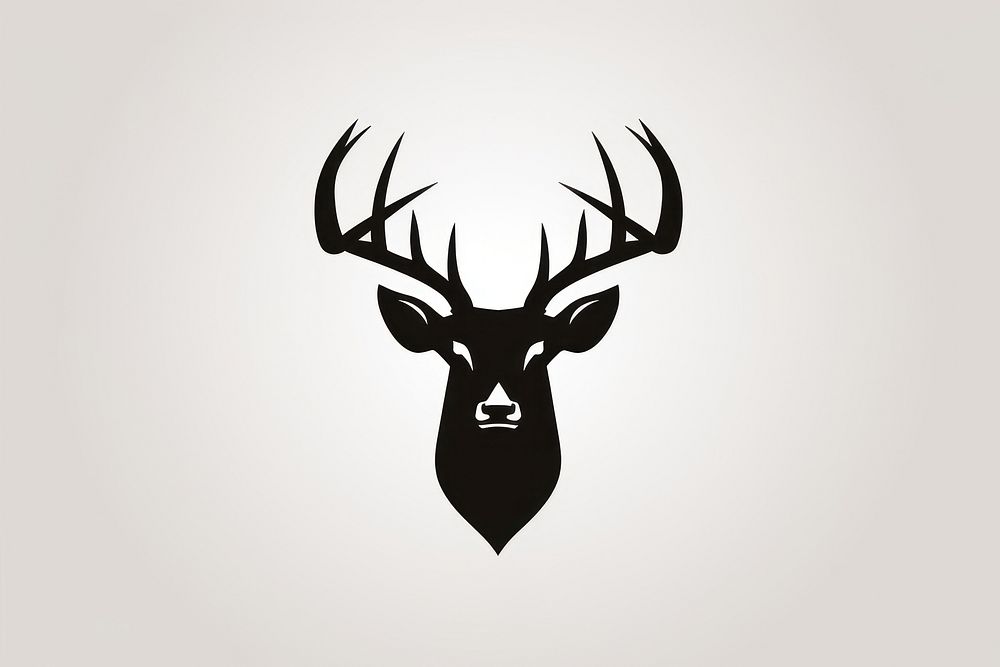 Deer wildlife antler animal. AI generated Image by rawpixel.