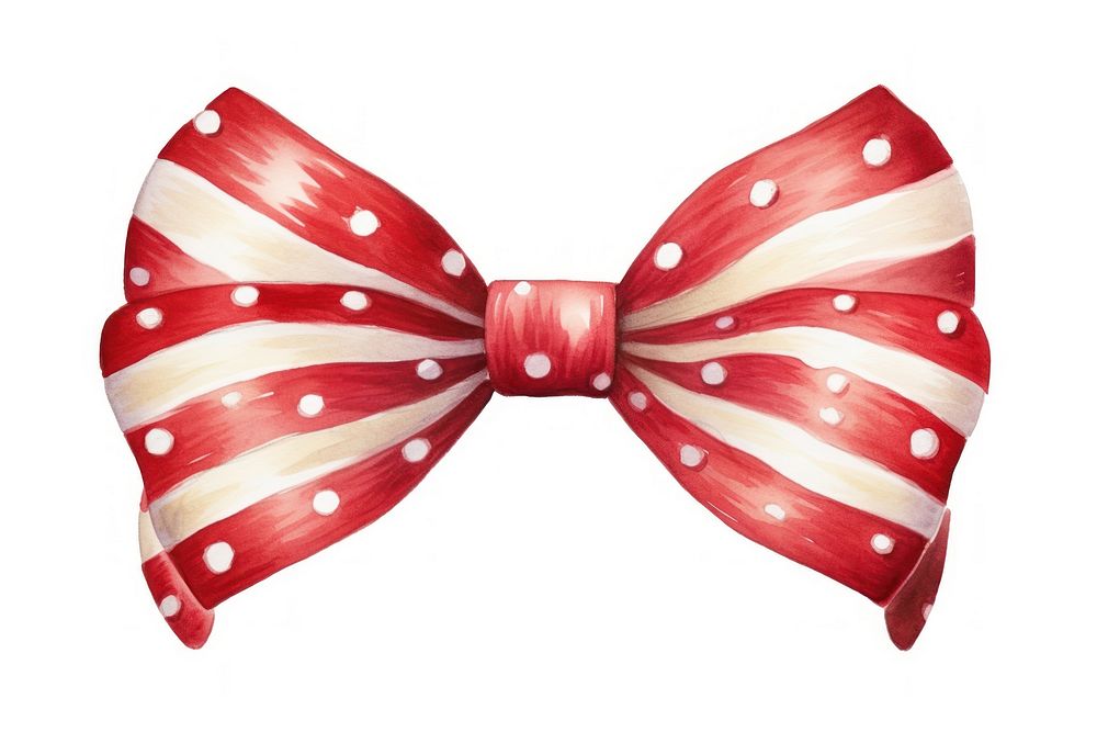 Christmas bow white background celebration accessories. AI generated Image by rawpixel.