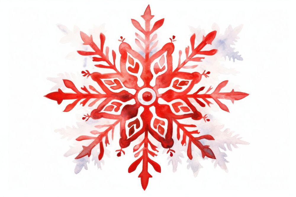 Christmas Snowflake snow christmas snowflake. AI generated Image by rawpixel.