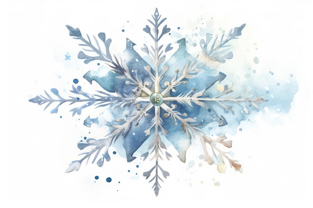 Christmas Snowflake snowflake christmas white. AI generated Image by rawpixel.