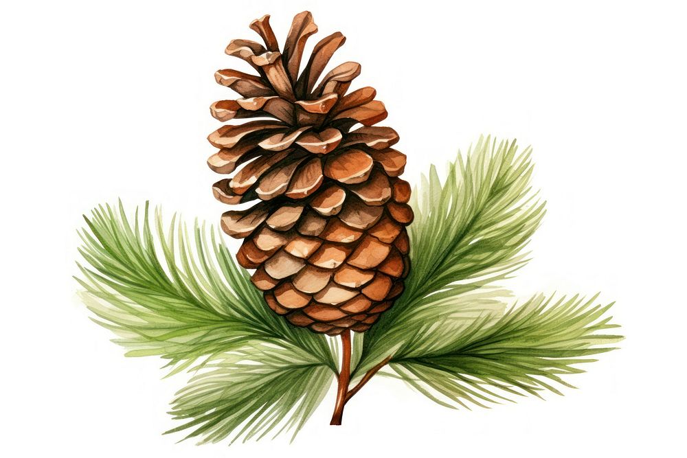 Christmas Sequoia cone pineapple plant tree. AI generated Image by rawpixel.