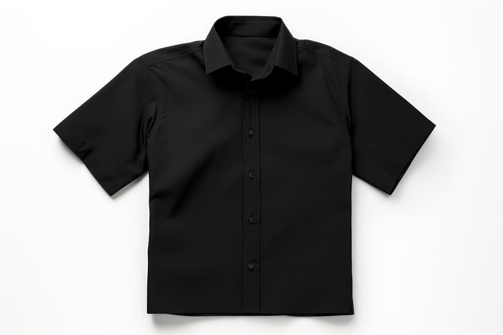 Black shirt sleeve blouse white. AI generated Image by rawpixel.