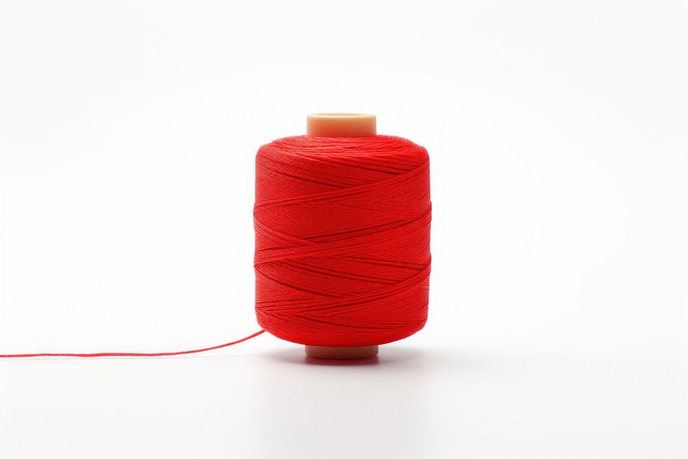 Red thread red white background technology. AI generated Image by rawpixel.