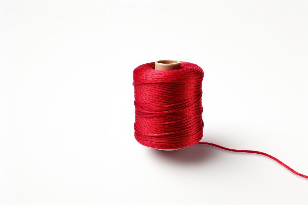 Red thread red white background technology. AI generated Image by rawpixel.