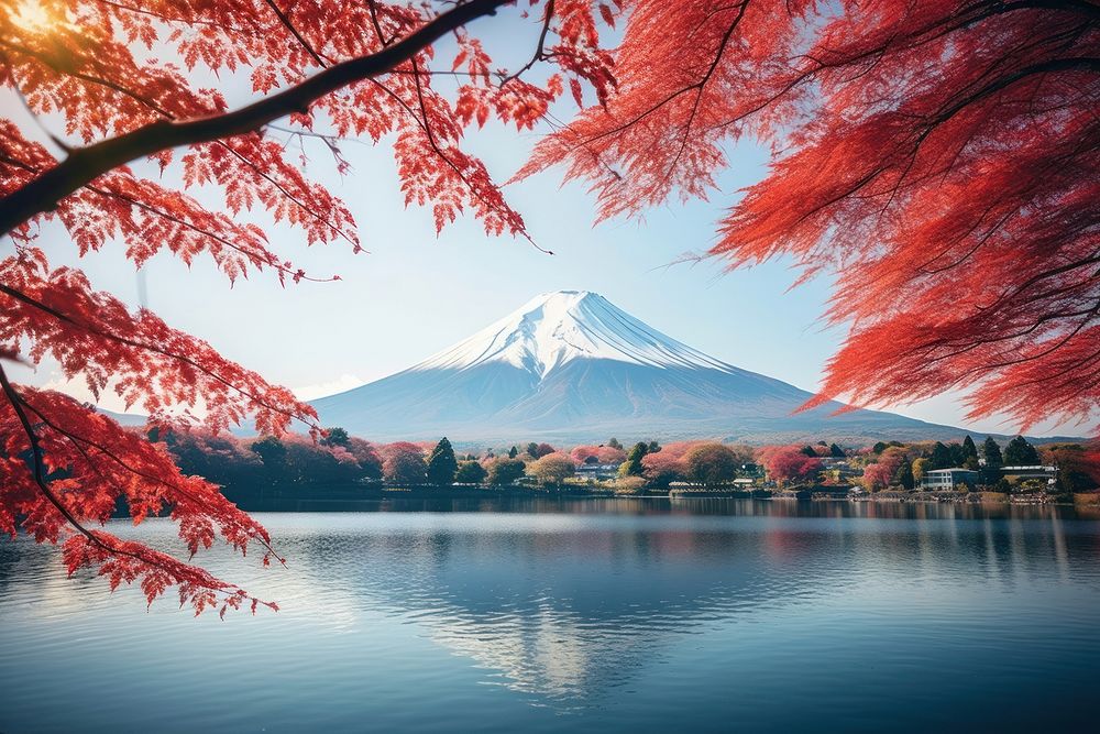 Japanese autumn season mountain outdoors | Premium Photo - rawpixel