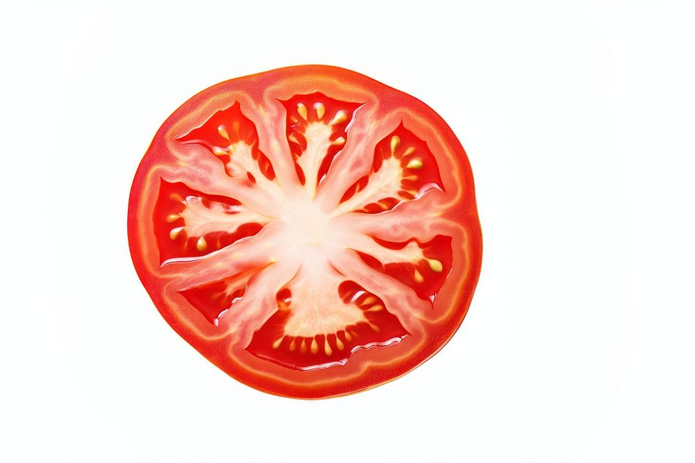 Tomato vegetable sliced food. AI generated Image by rawpixel.