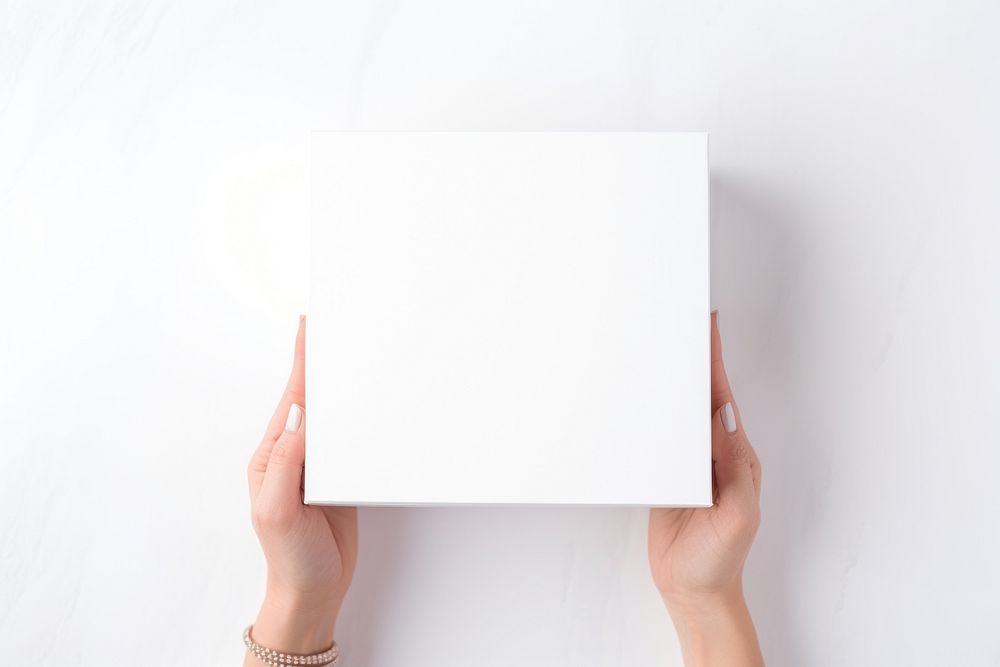 Box hand paper white. AI generated Image by rawpixel.
