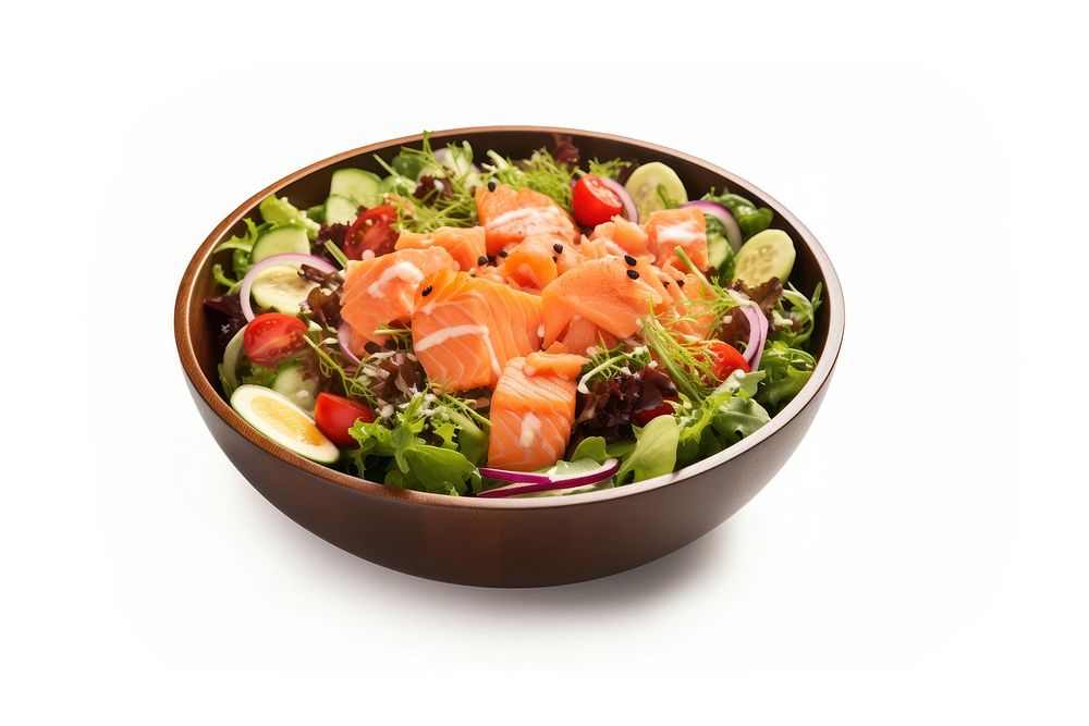 Healthy food salad meal bowl. AI generated Image by rawpixel.