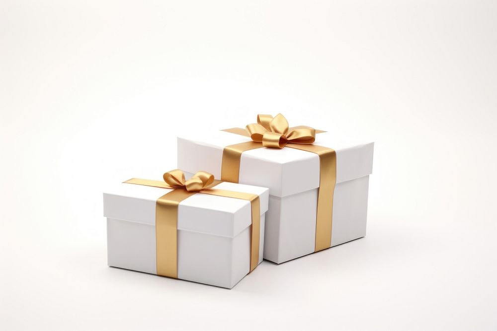 Box white gift white background. AI generated Image by rawpixel.