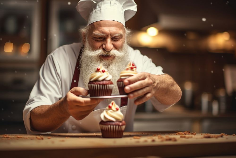 Cupcake dessert kitchen adult. AI generated Image by rawpixel.