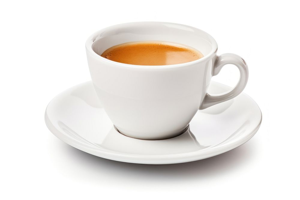 Coffee cup espresso saucer drink. AI generated Image by rawpixel.